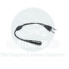 HS Adapter - 6 Pin Lemo to Dual GA Plug Adapter - Image 2