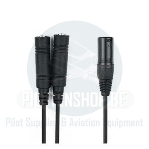 HS Adapter – Dual GA Plug to XLR5 (Airbus)