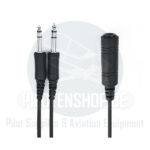 HS Adapter – Helicopter Plug (U-174) to Dual Plug