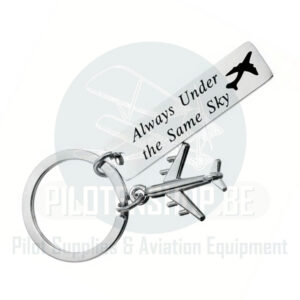 Always Under the Same Sky - Pilot Keychain