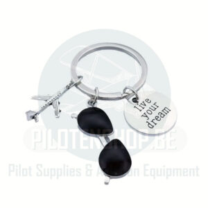 Live Your Dream - Pilot Keychain